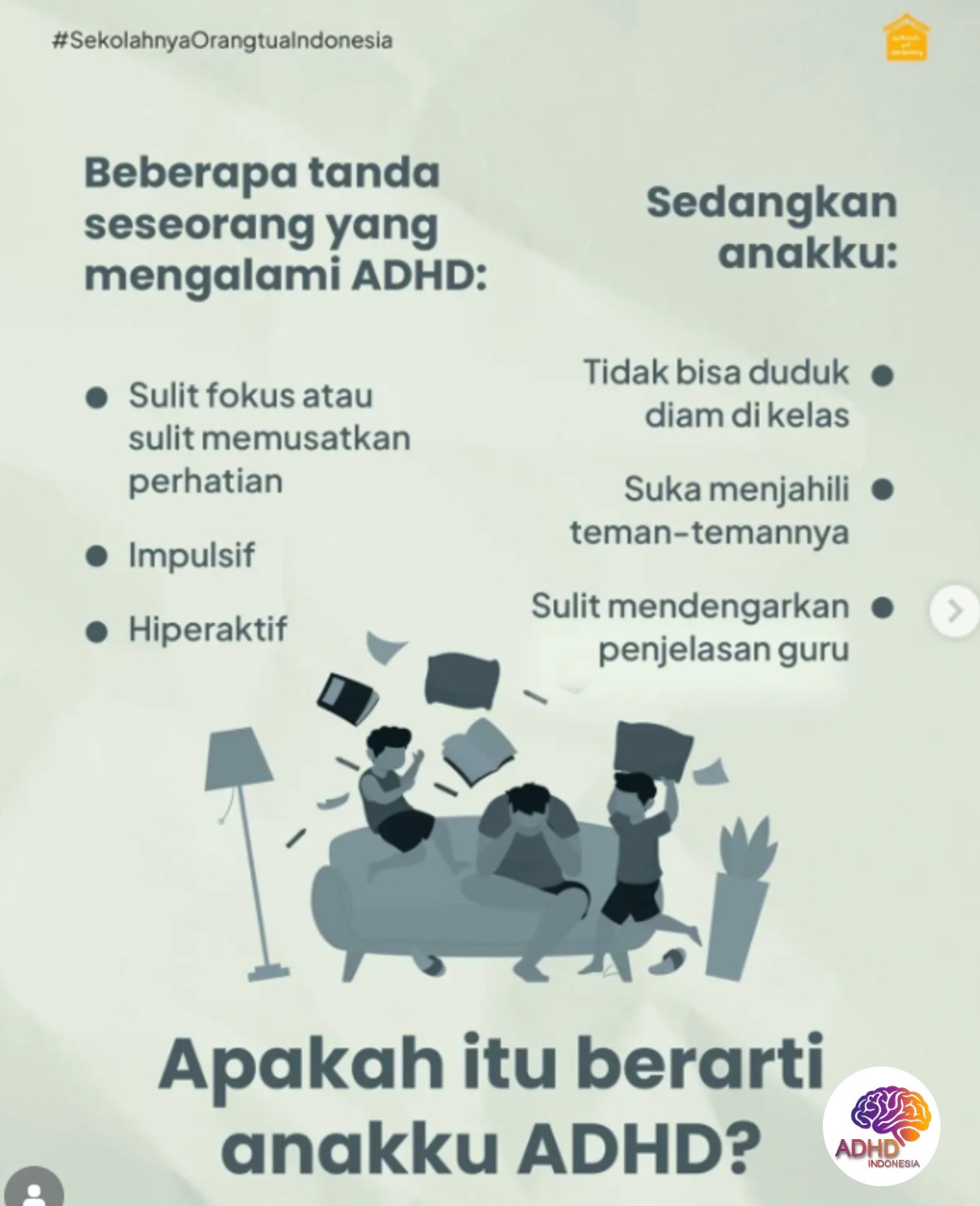 Ciri dan Gejala ADHD pada Anak Usia Dini di Provinsi Kalimantan Tengah